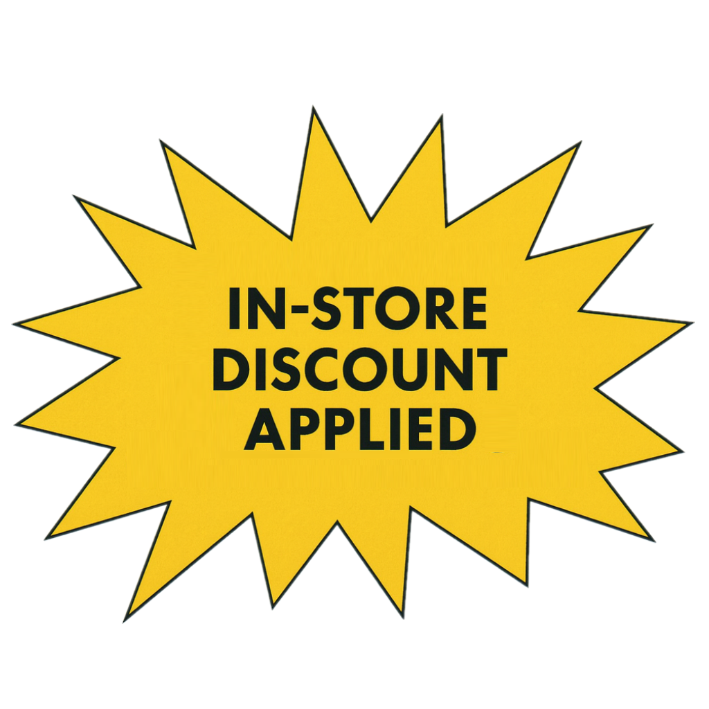 In-store discount applied